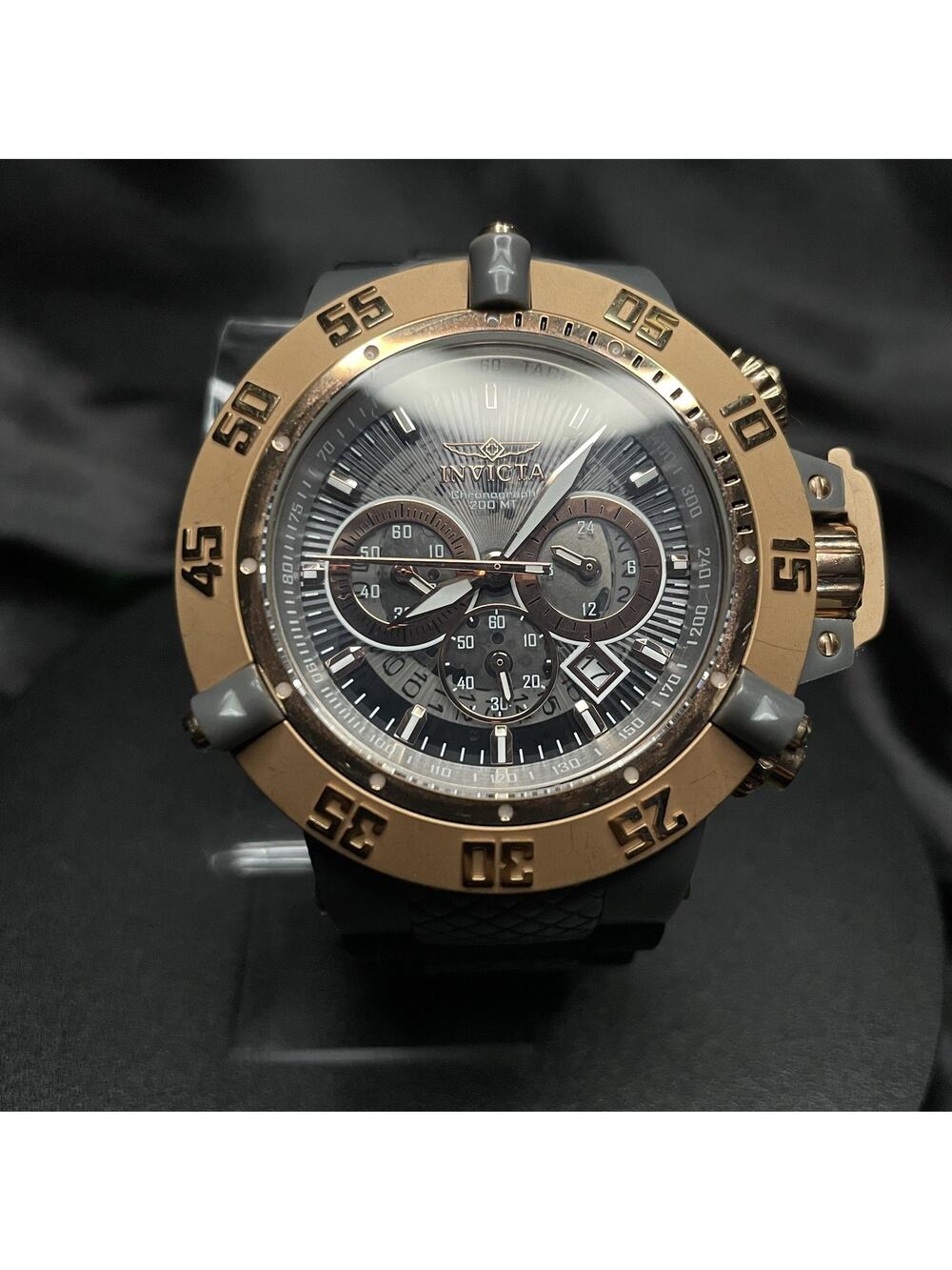 Invicta Subaqua Noma III Men's 50mm Stainless Steel Quartz Watch Rose Gold